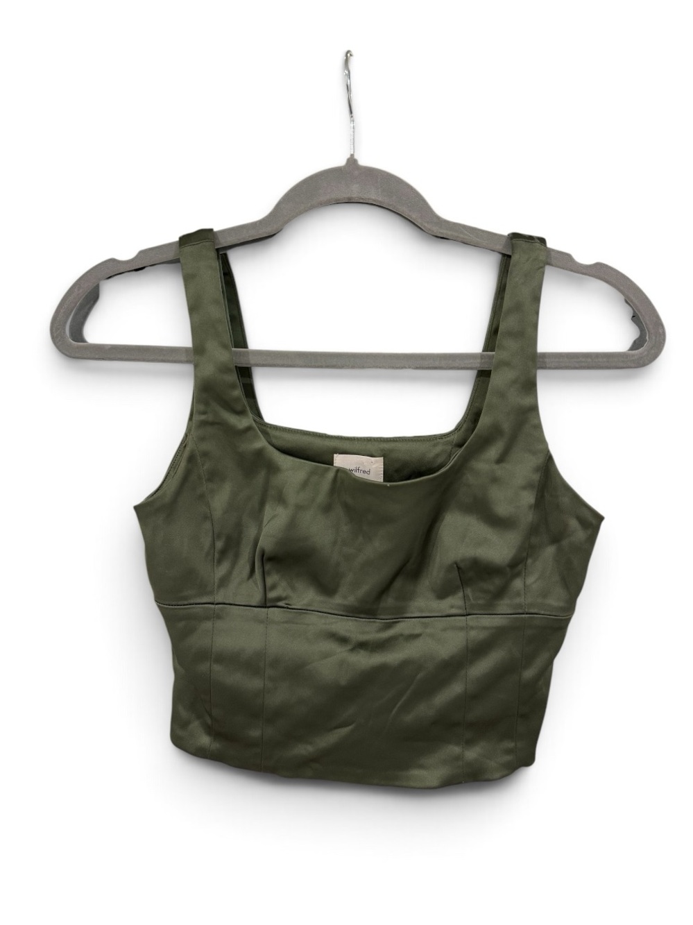 Aritzia Wilfred Blouse Army Green Size XS